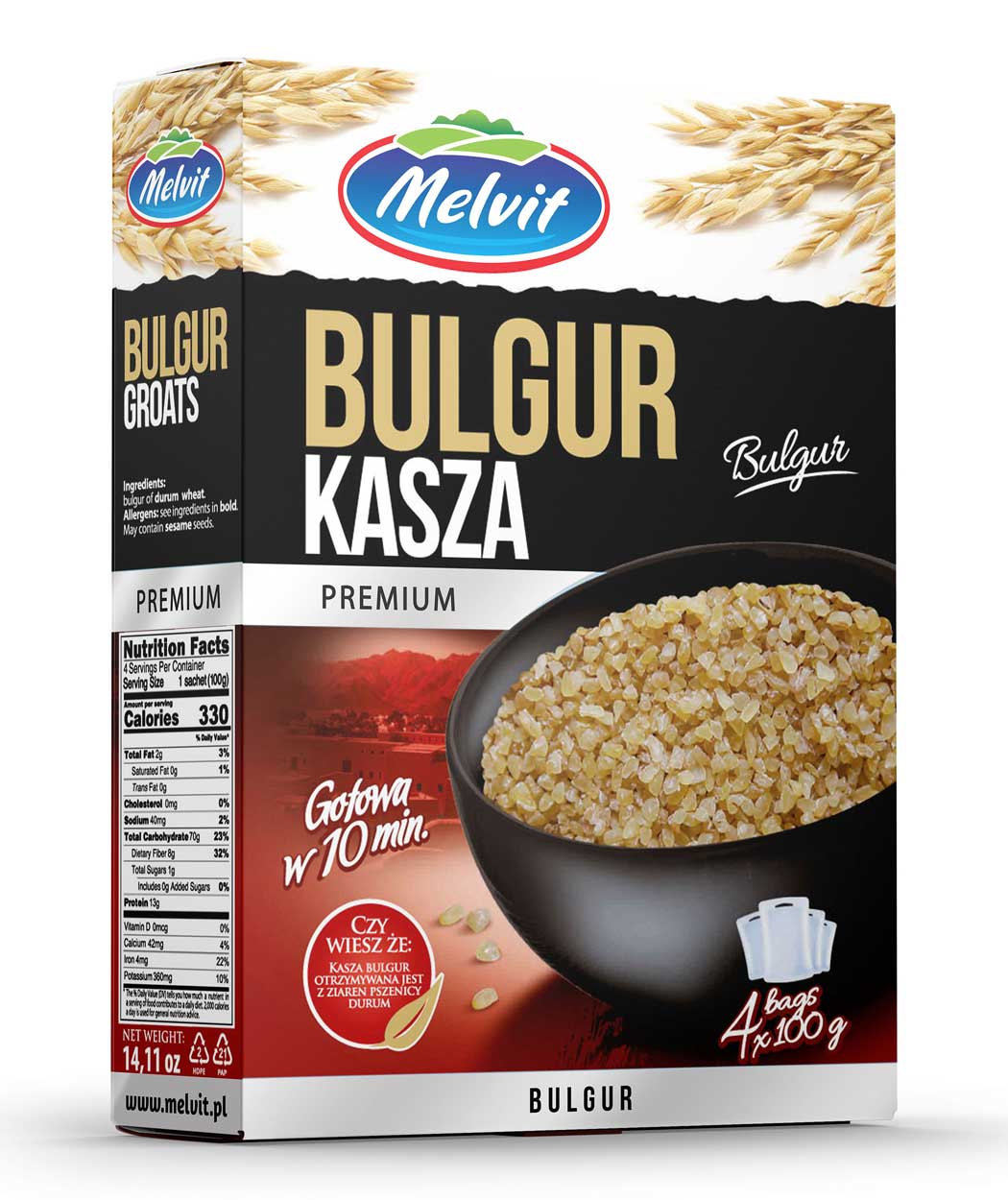 Kasza Bulgur Kg La Chef Melvit S A