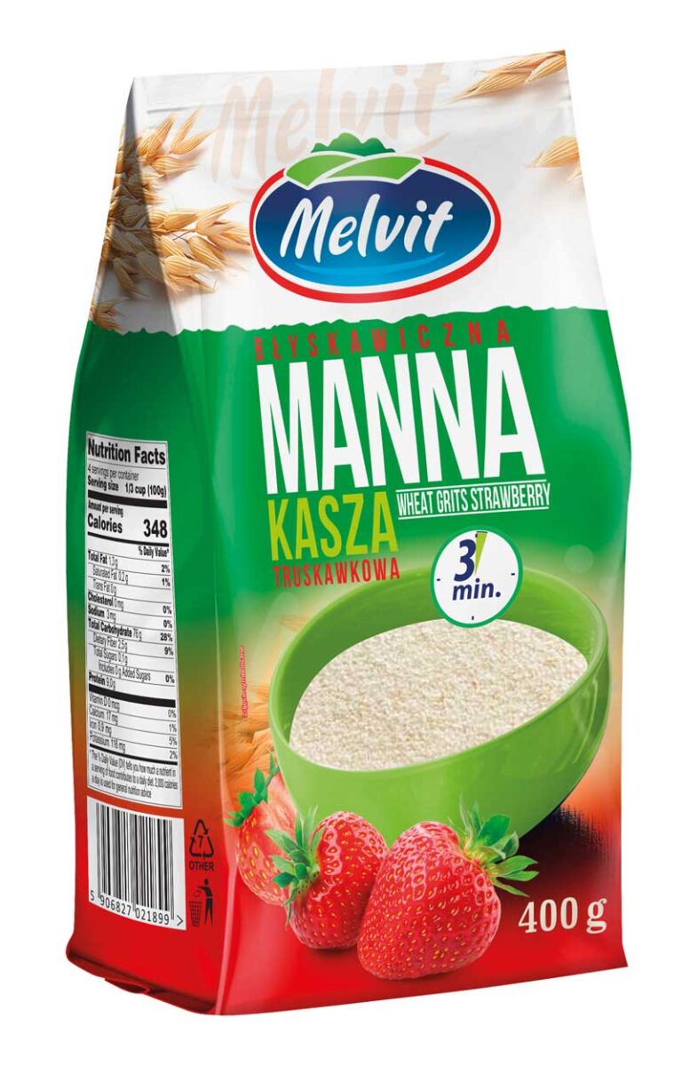 Kasza Manna B Yskawiczna Truskawkowa G Melvit S A