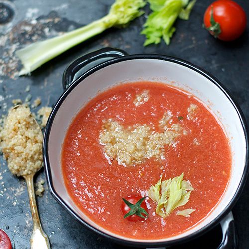 Przepis na chłodnik ze świeżych pomidorków