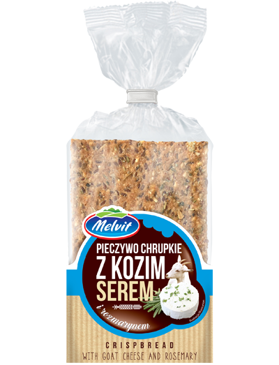 Crispy żytni z kozim serem i rozmarynem