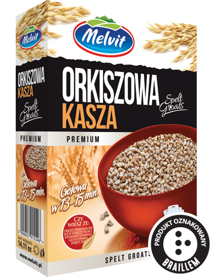 Kasza orkiszowa w woreczkach 4 x 100 g
