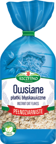 Płatki pełnoziarniste owsiane Szczytno 400 g