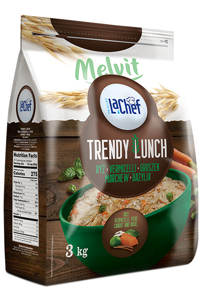 Mix obiadowy Trendy Lunch ryż, vermicelli, groszek, marchew, bazylia