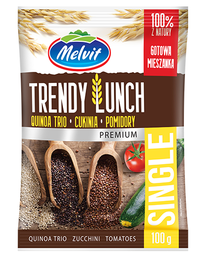Trendy Lunch Single z quinoa trio, cukinią i pomidorami