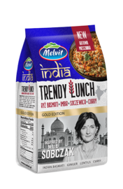 Mix obiadowy Trendy Lunch: Ryż Basmati, Imbir, Soczewica, Curry 300 g