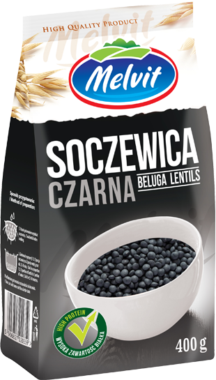 Soczewica czarna Beluga Lentils 400 g