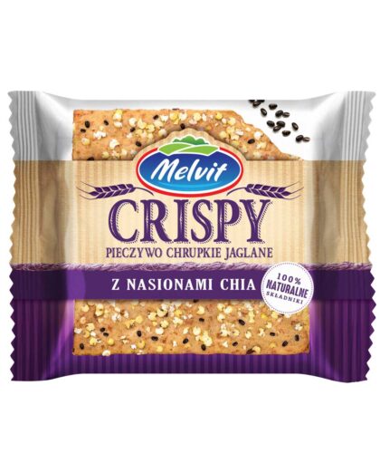 Crispy Jaglany z Nasionami Chia 100g Melvit