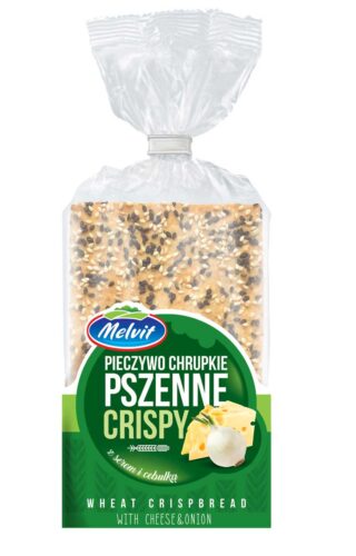 Crispy Pszenne z Serem i Cebulką 130g Melvit