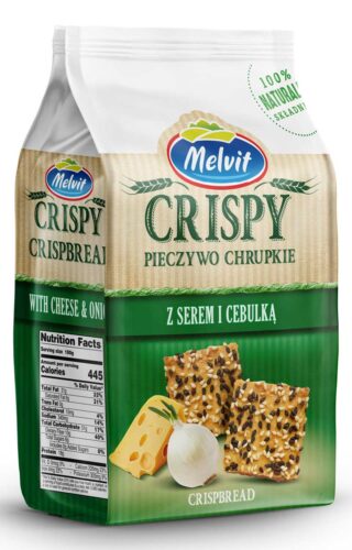 Crispy Pszenny z Serem i Cebulką 150g Melvit