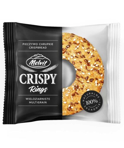 Crispy Rings Wieloziarnisty Orkiszowy 75g Melvit