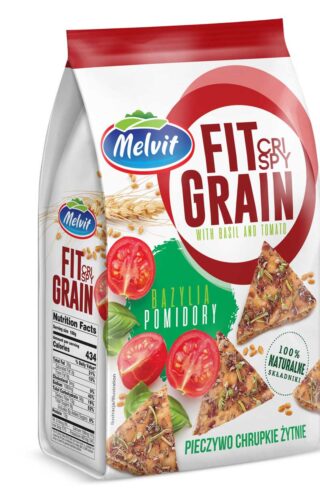 FitGrain Crispy z Bazylią Pomidorem 150g Melvit