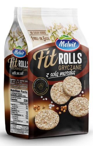 Fitrolls Gryczane z Solą Morską 60g Melvit