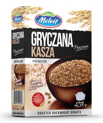 Kasza Gryczana Prażona 4x100g Melvit