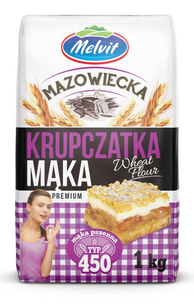 Mąka Krupczatka Mazowiecka TYP450 1kg Melvit