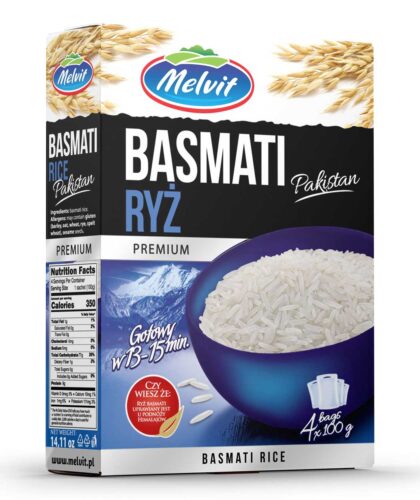 Ryż Basmati 4x100g Melvit