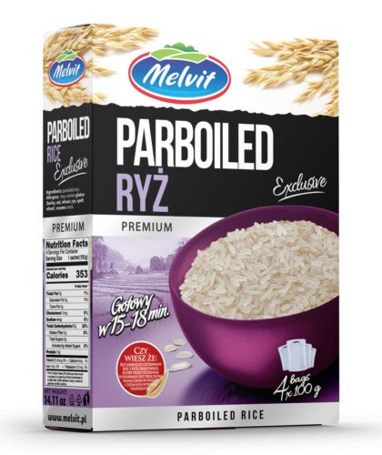 Ryż Parboiled 4x100g Melvit