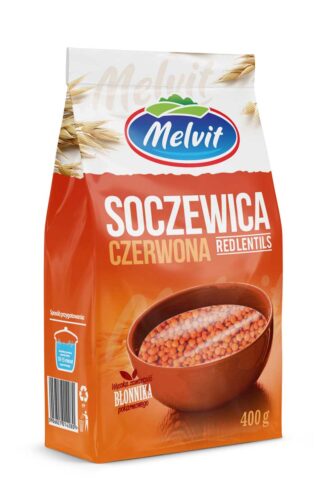 Soczewica Czerwona 400g Melvit