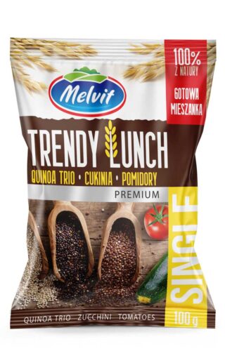 Trendy Lunch Single QuinoaTrio Cukinia Pomidory 100g Melvit